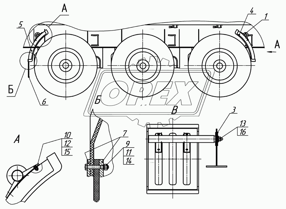 93341-8511001-08 Установка брызговиков